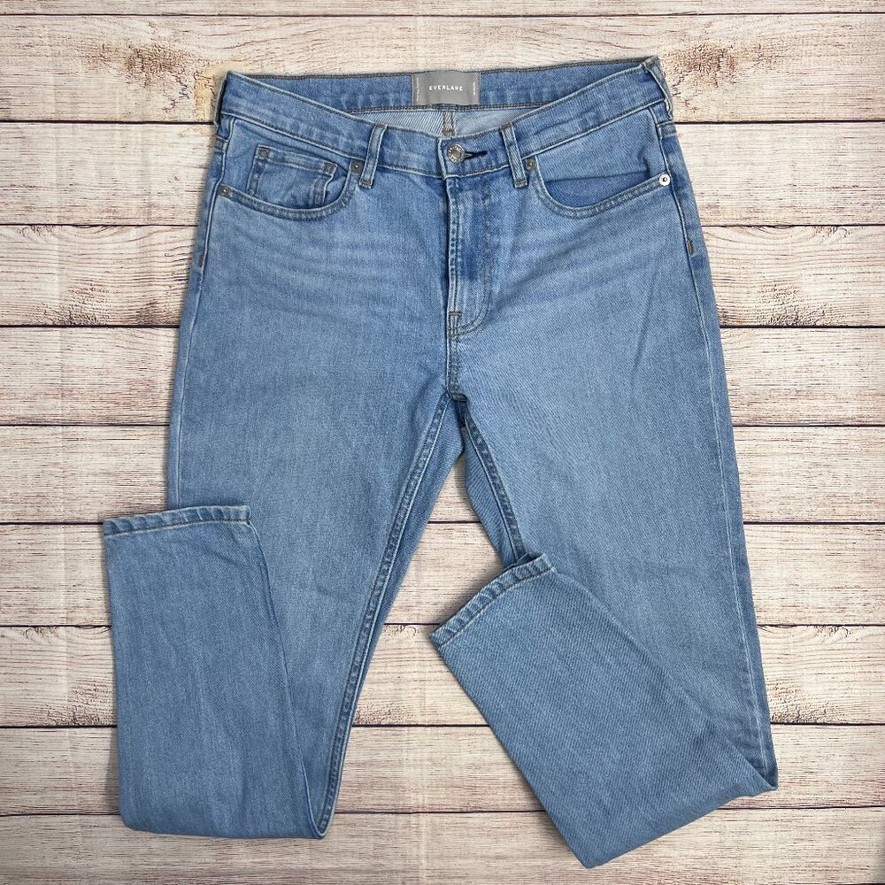 Everlane Skinny Jeans Womens 28 Regular Light Blue Stretch Mid Rise Denim Pants